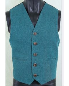 LOVET BLUE TWEED VEST