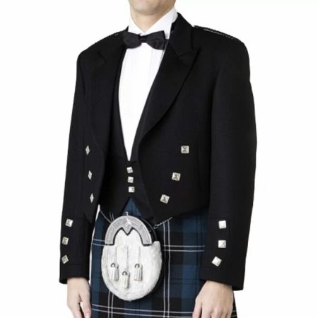 Prince Charlie Jacket Ensemble with Vest side