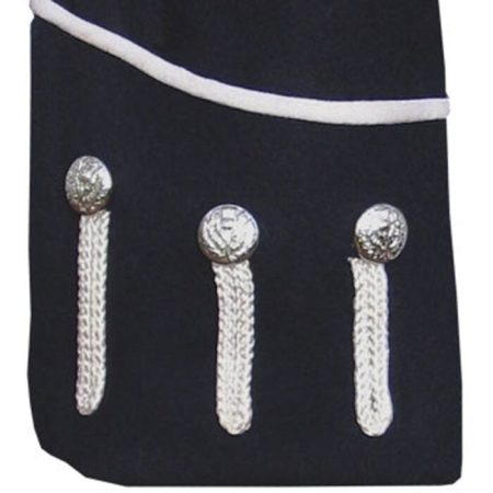 Navy Blue Doublet Pipe Band Jacket