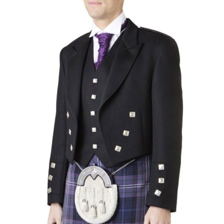 Prince Charles's five-button vest and jacket side