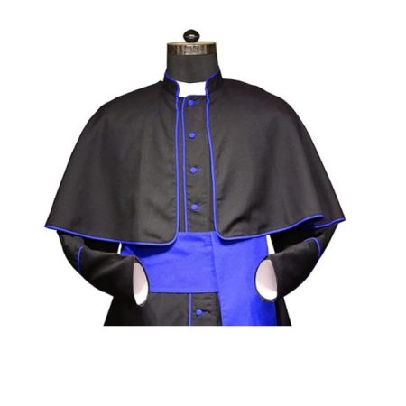 Men’s Roman Cassock with Trim Church Clergy Robe