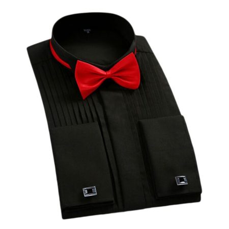 Formal Dress Wedding Shirt Black