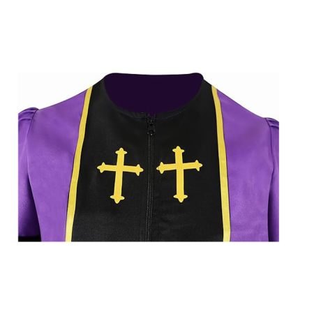 Pulpit Zipper Robe Jacket neck